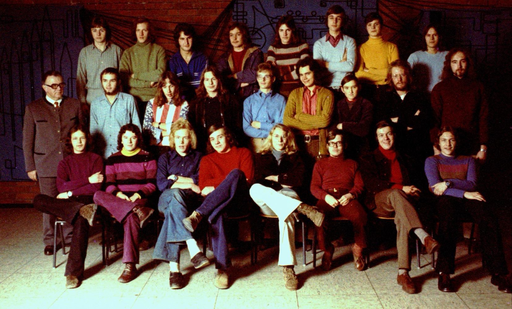 Klassenfoto von 1974